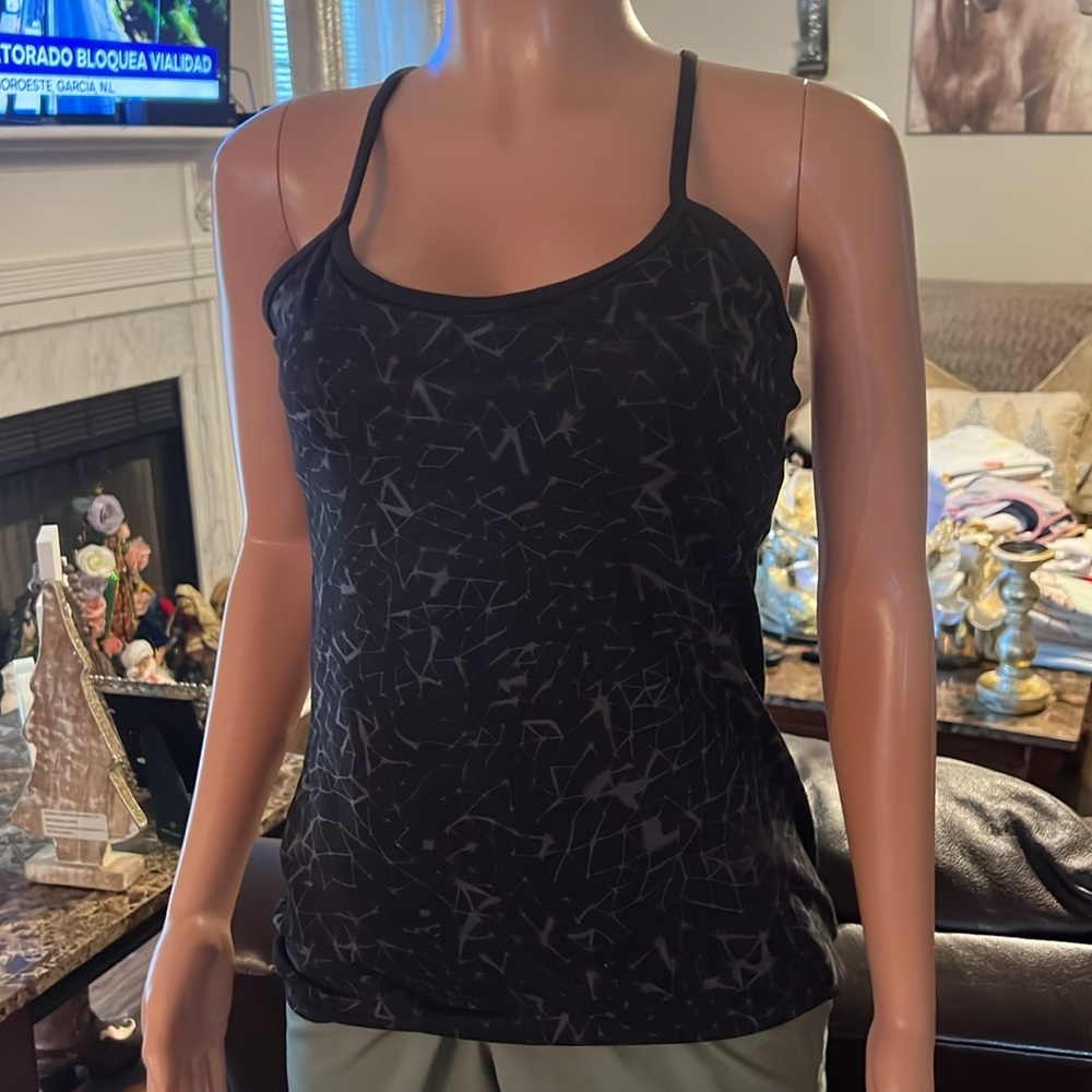 lululemon athletica Black Patterned Blouse - Picture 2 of 4